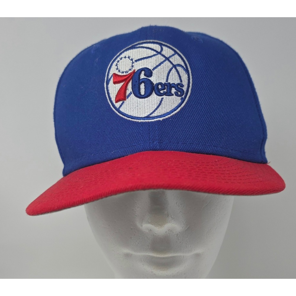 New Era Philadelphia 76ers 9FIFTY Hat Kids Youth Blue Red Snapback NBA Cap